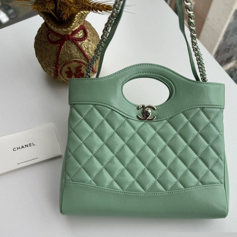 Ch*el top handle bags